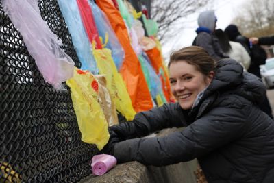 Plastic Bag Mural