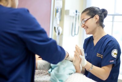 Nursing MSN graduate student in clinical practice