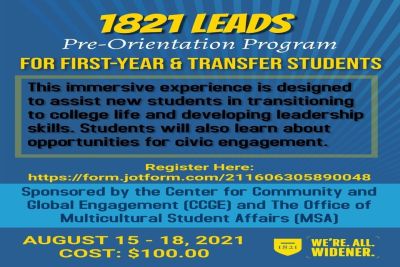 Information about 1821 Leads in Widener Brand colors