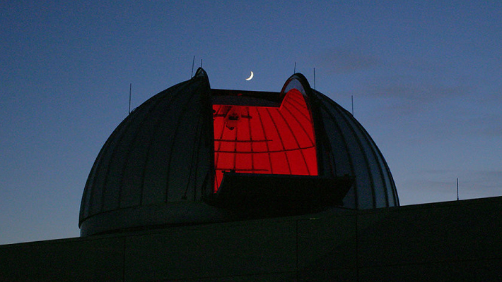 Observatory at night