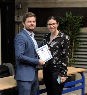 Elexis Kenny awarded "Best Special Role" at EuroSim 2018