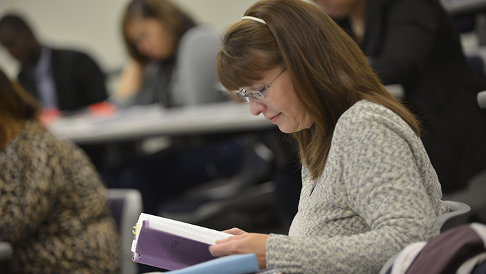 Continuing Studies Student in Class