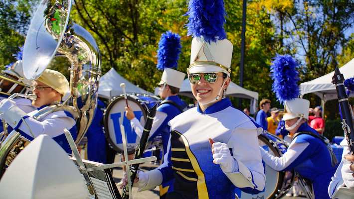 widener marching band 710x400 widener university marching band