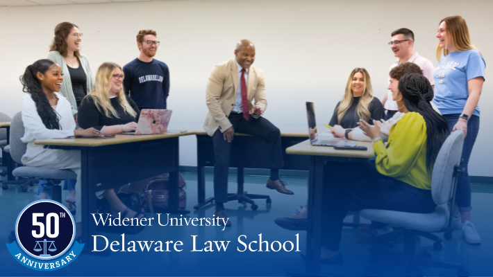 Anniversary ad for Delaware Law School