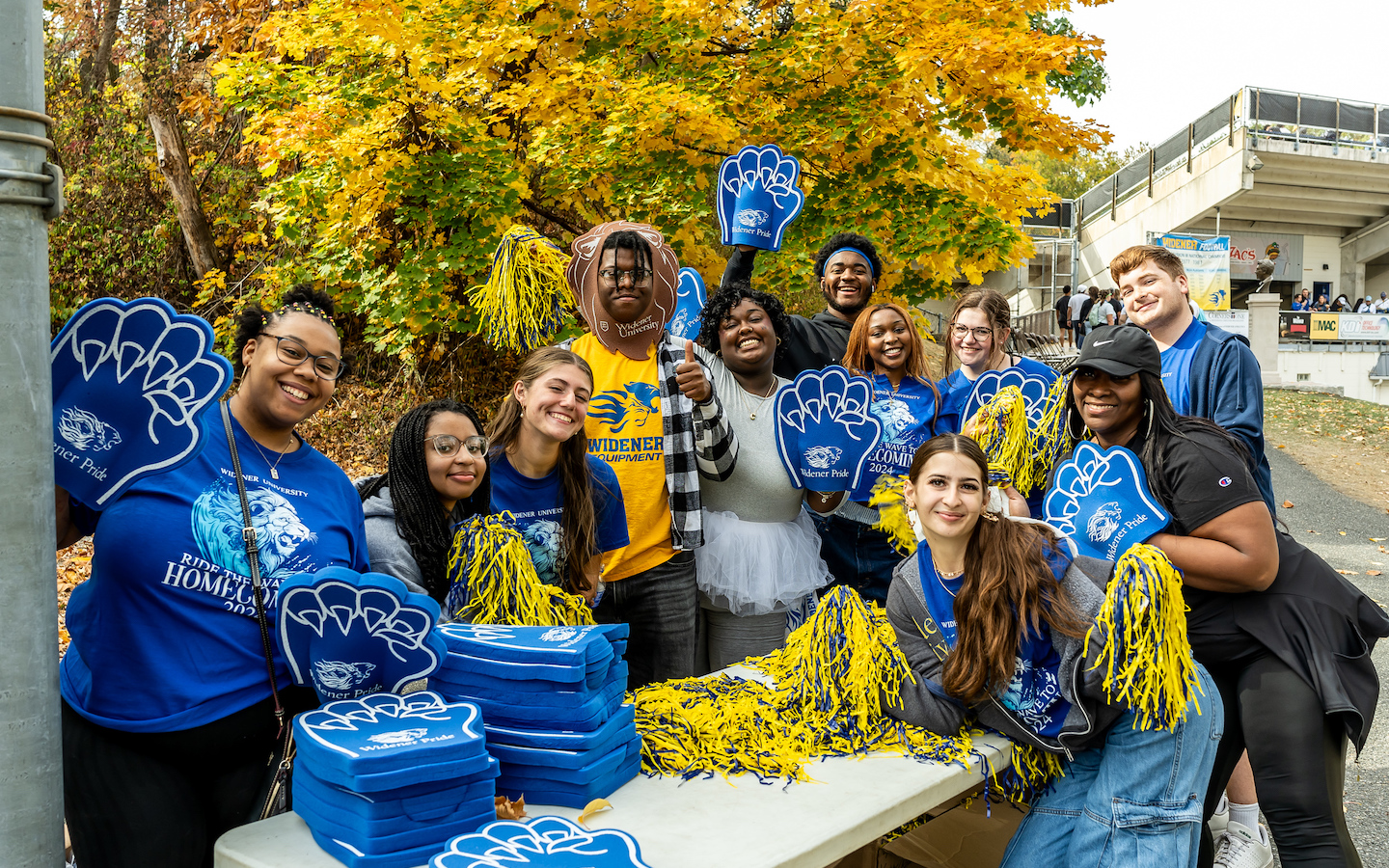 widener homecoming group