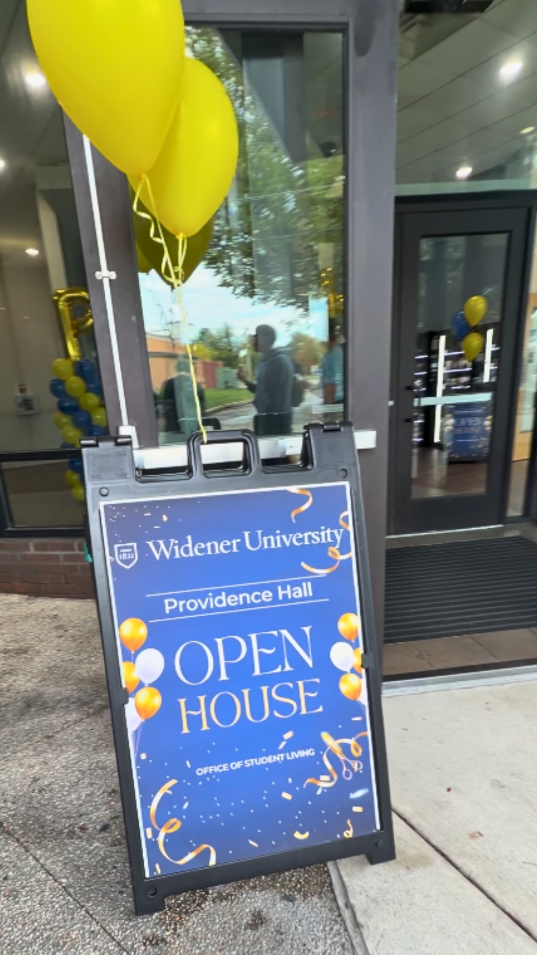 Providence Hall Open House Welcome Sign