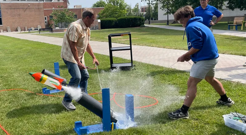Summer Camp Bottle Rocket Launch