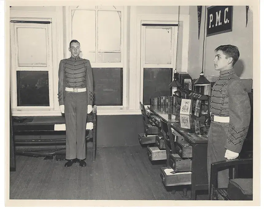 1930s cadet room inspection