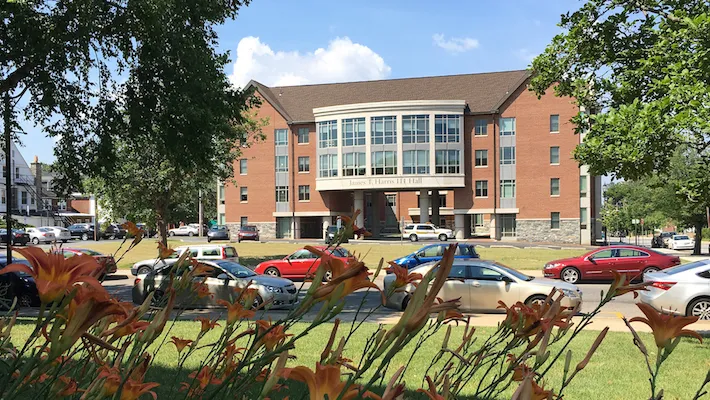 Harris Hall Exterior Street 