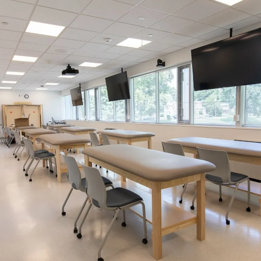 The Chester Community Pro Bono Clinic's new location at Melrose Hall features state-of-the-art facilities to encourage interdisciplinary learning and high quality service.