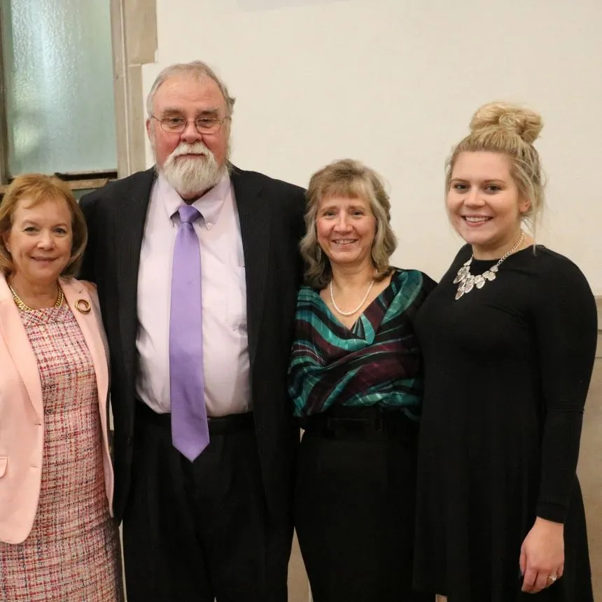 Nursing faculty at awards banquet