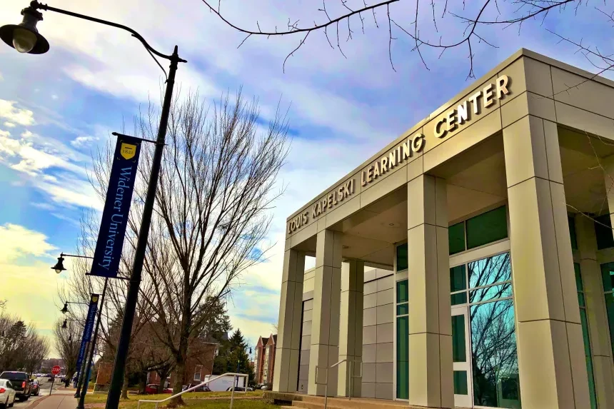 Front of Kapelski Learning Center 