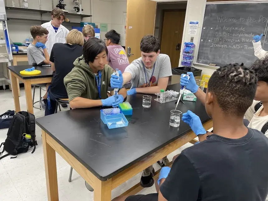 engineering summer camp catalysts experiment 860