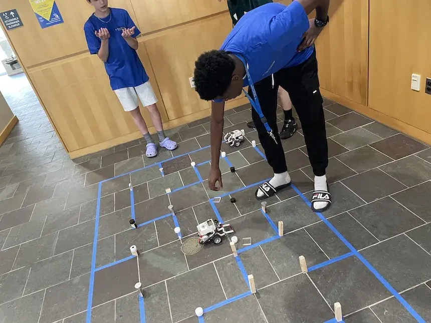 engineering summer camp maze 860x645