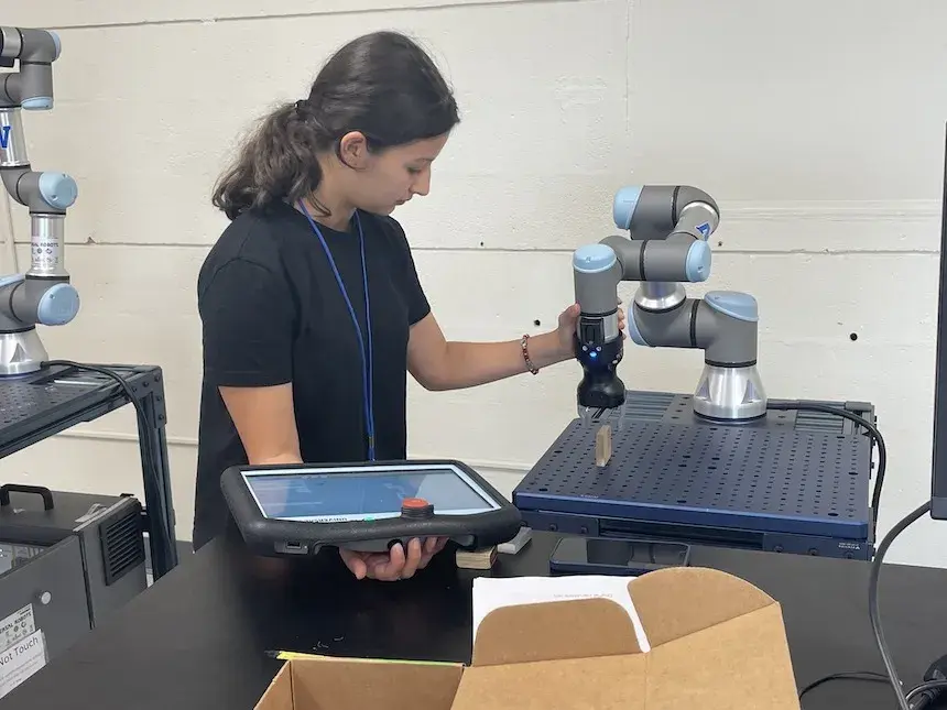 engineering summer camp robot arm