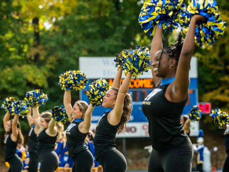 Photos captures the Pride Pack during a choreographed performance.