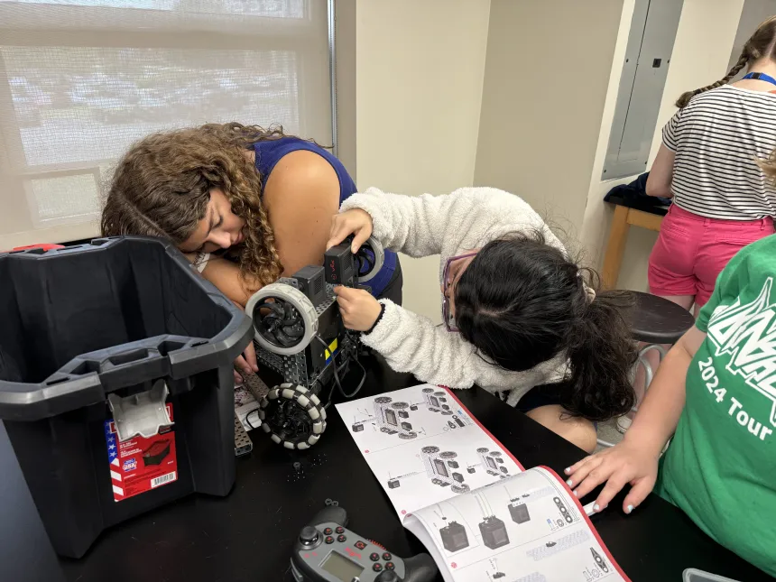 students attend widener robotics summer workshop
