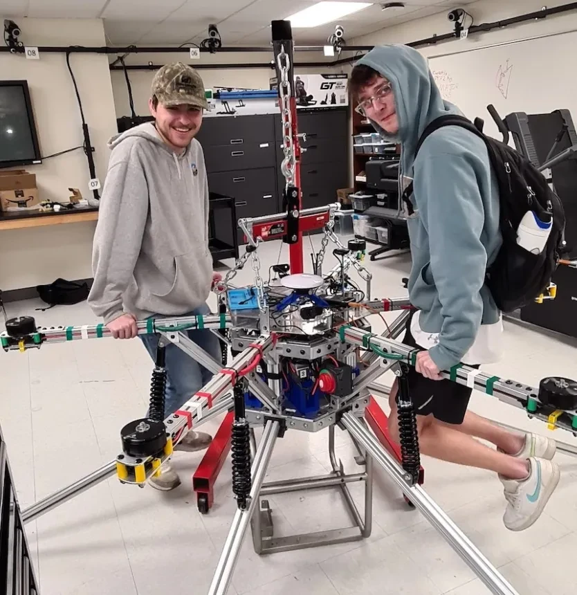 Widener Students in Artemis Lab