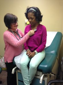 Ellen Boyda in nursing clinic