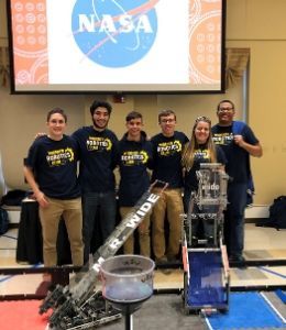 The Widener Robotics Team qualified for the VEX U Robotics World Championship