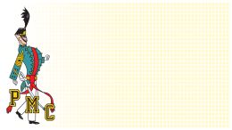 PMC cadet on yellow background