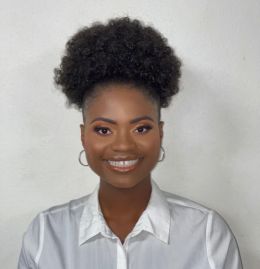 Graduate student Bolanle Akinloye