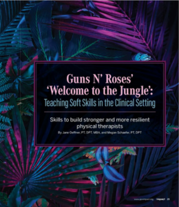 Cover of Oeffner's article, title on a dark floral background