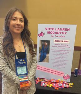 Lauren McCarthy poses at the annual SNAP Convention.