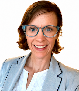 Headshot of Professor Anne G Keenaghan wearing a grey suit jacket