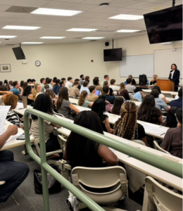 students fill classroom