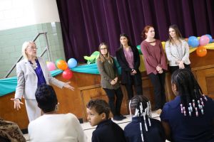 Education students raise money for Stetser Library