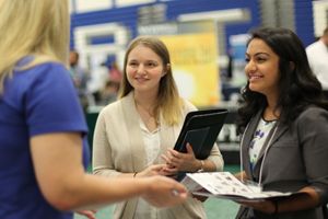 job fair students