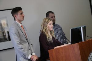 Honors Week Students Presenting