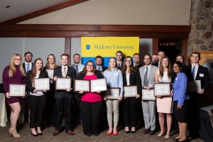 Students at School of Business Administration Awards Banquet