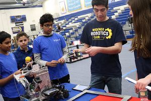 Robotics Competition 300x200 School of Engineering students at Robotics Competition. Widener's School of Engineering is considered one of the top schools for engineering; offering degrees across many engineering fields.