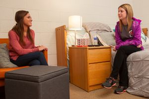 Students in Dorm Room
