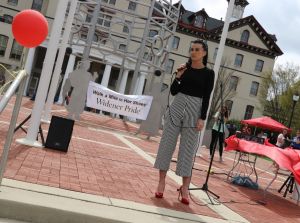 Erica Webster speaks at annual event to end sexual assault