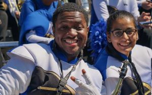 Widener Band Members Smiling