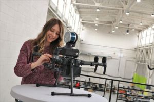 Sophomore Taylor Kohnow explores autonomous drones during her semester-long co-op at Exyn Technologies