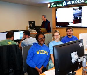 Widener students compete in ERPsim