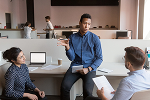 Business professionals in meeting 300x200 Business professionals in meeting