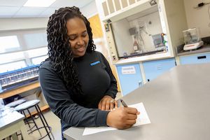 Electrical Engineering Student 300x200 School of Engineering Electrical engineering student. Widener's School of Engineering is considered one of the top schools for engineering; offering degrees across many engineering fields.