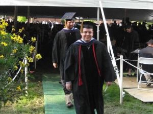 Jon Paul DeMarco at his law graduation