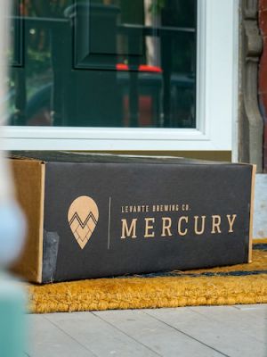 A package of Levante beer shipped directly to your front door. 