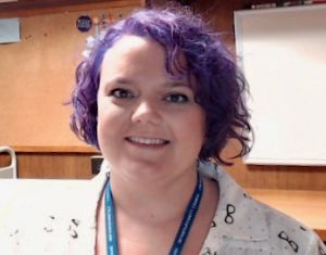 Head shot of librarian Kristina Dorsett