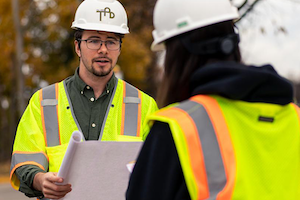 Experienced professors at Widener provide expert guidance and insights to aspiring construction managers, enhancing their skills and career prospects through focused mentorship in construction management.