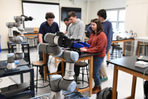 Robotics Engineering students