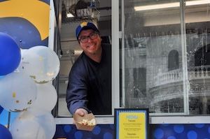 Rolling Pride food truck at Widener campus near philadelphia