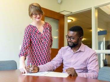 Mamadou Keita is mentored by Professor Stephanie Schechner