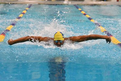 Athletic Milestones Swimmer 